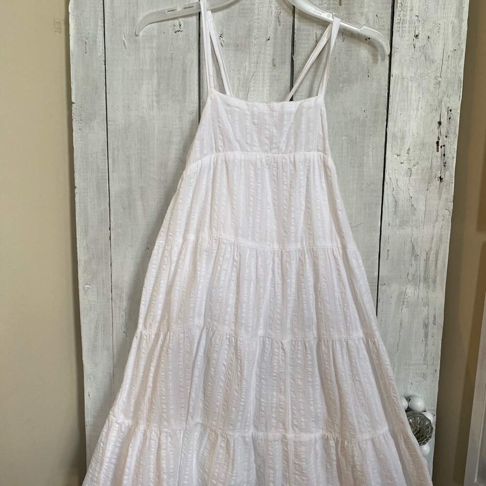 Little Girls White Sundress